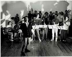Euphorie Big Band at my loft, The Crossroads, in Montreal (1991)
