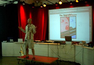 Performing 2 Million Years of technology at the SAT in Montreal in 2007